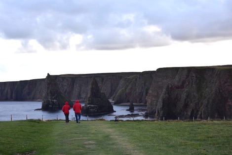 Walking towards Duncansby Head